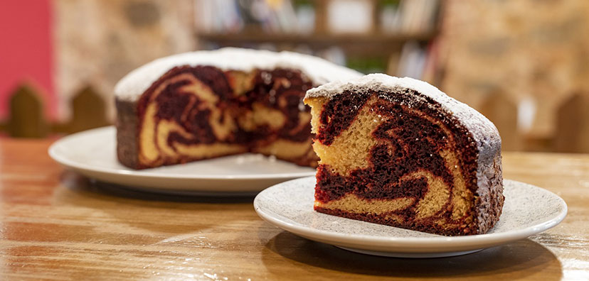 Marbled Spice Cake